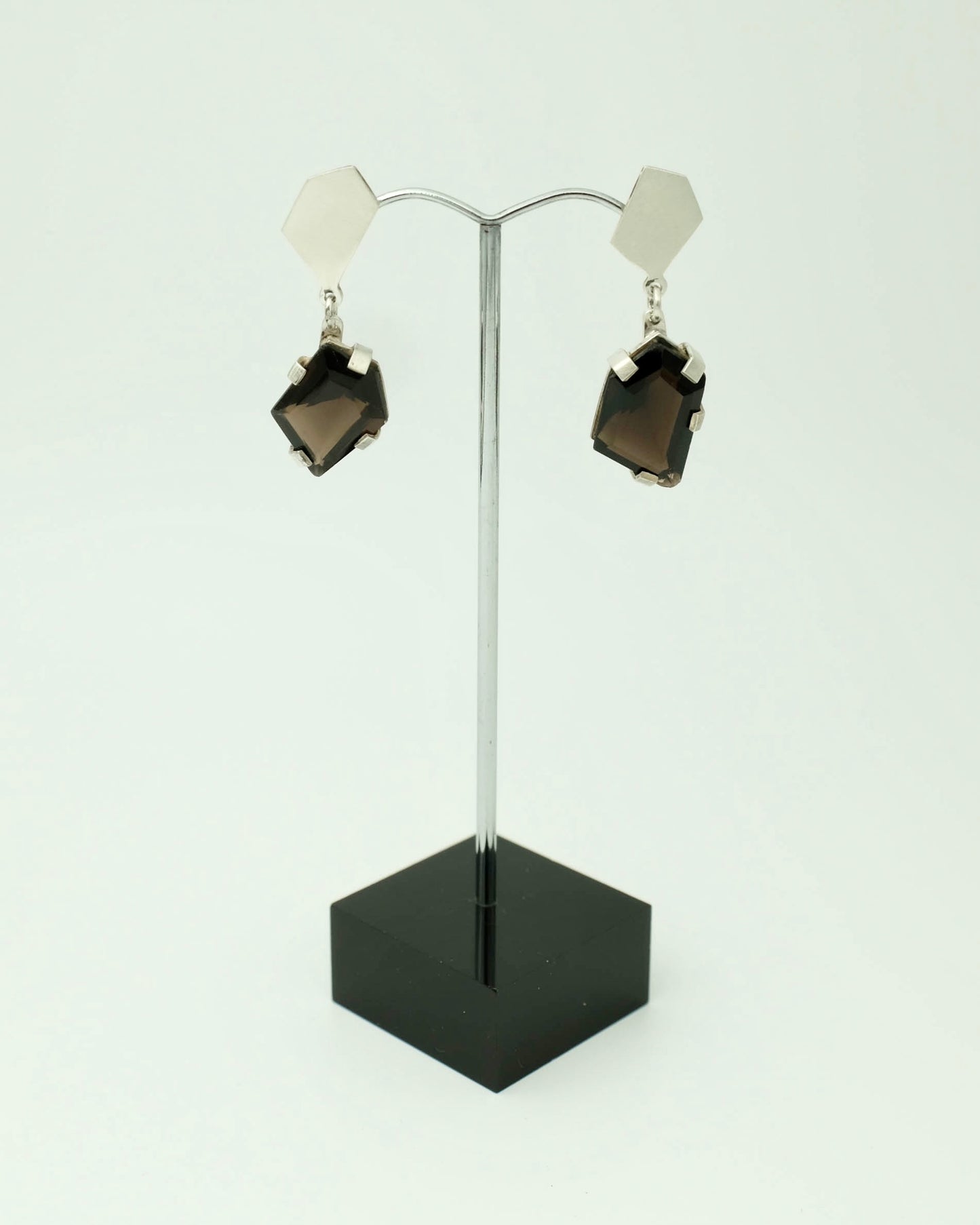 Smokey quartz earrings